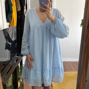 SALE!! Blue casual sun dress lightweight and cool